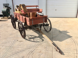 SOLD- Antique Harvest Display Wagon