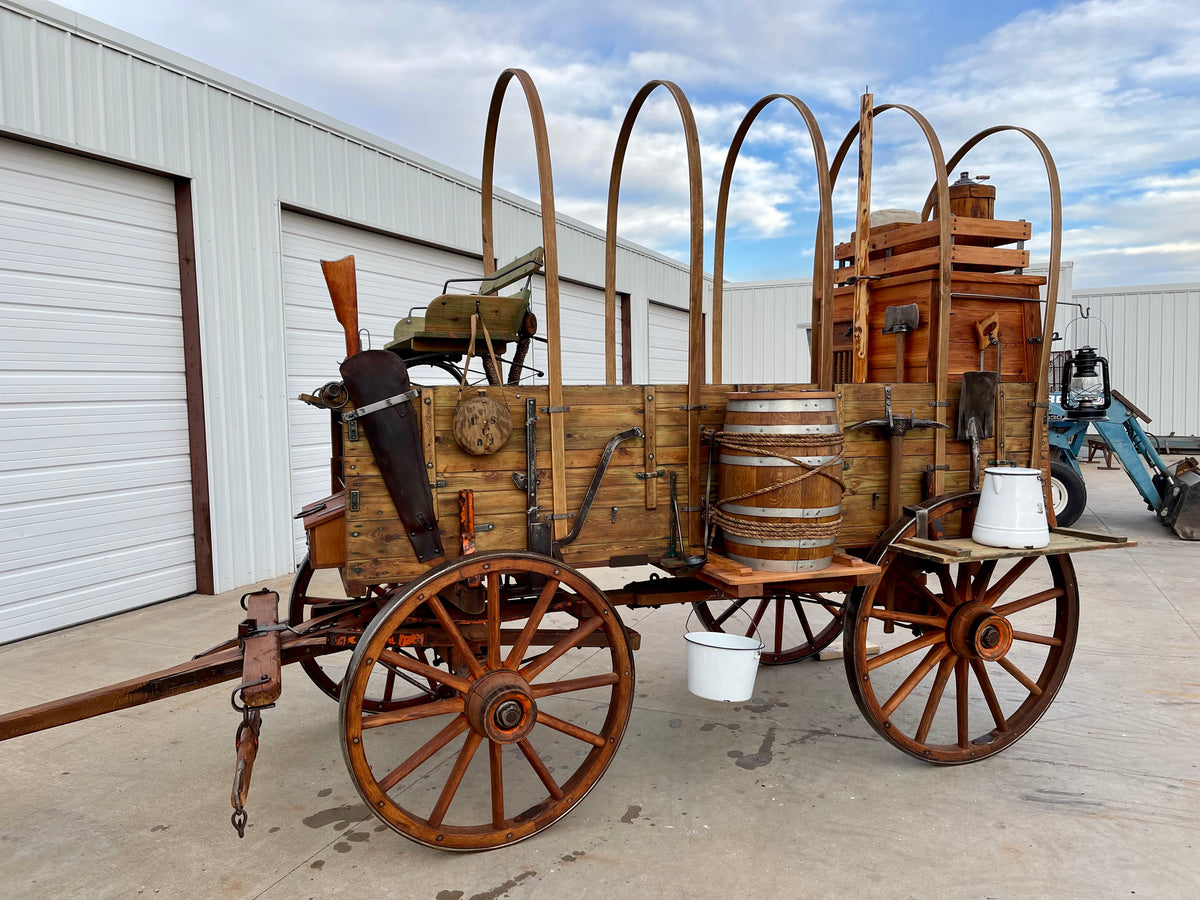 SOLD- Horse Drawn Moline Chuck Wagon – Doyle's Wagons