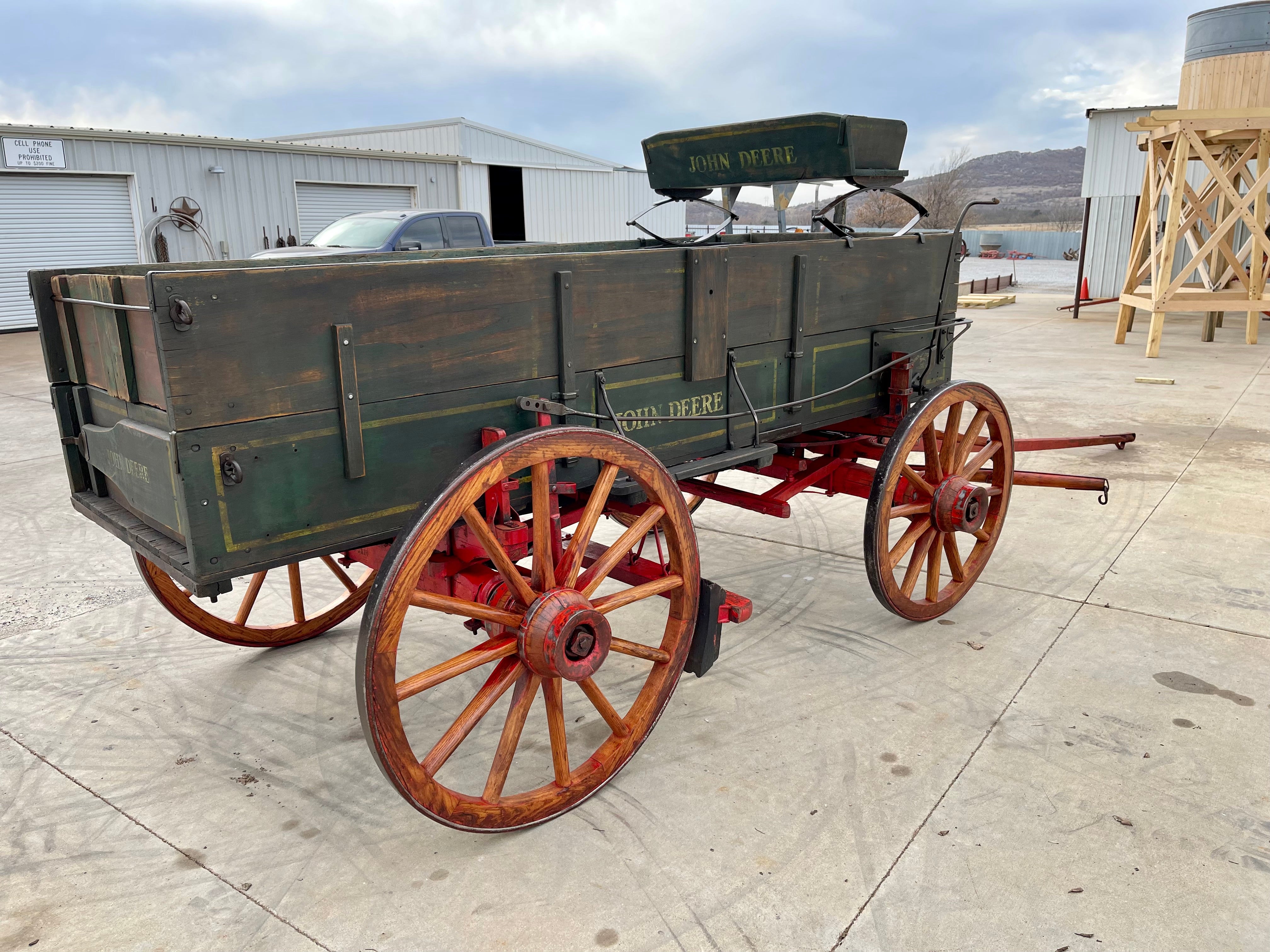 SOLD-John Deere Farm Wagon