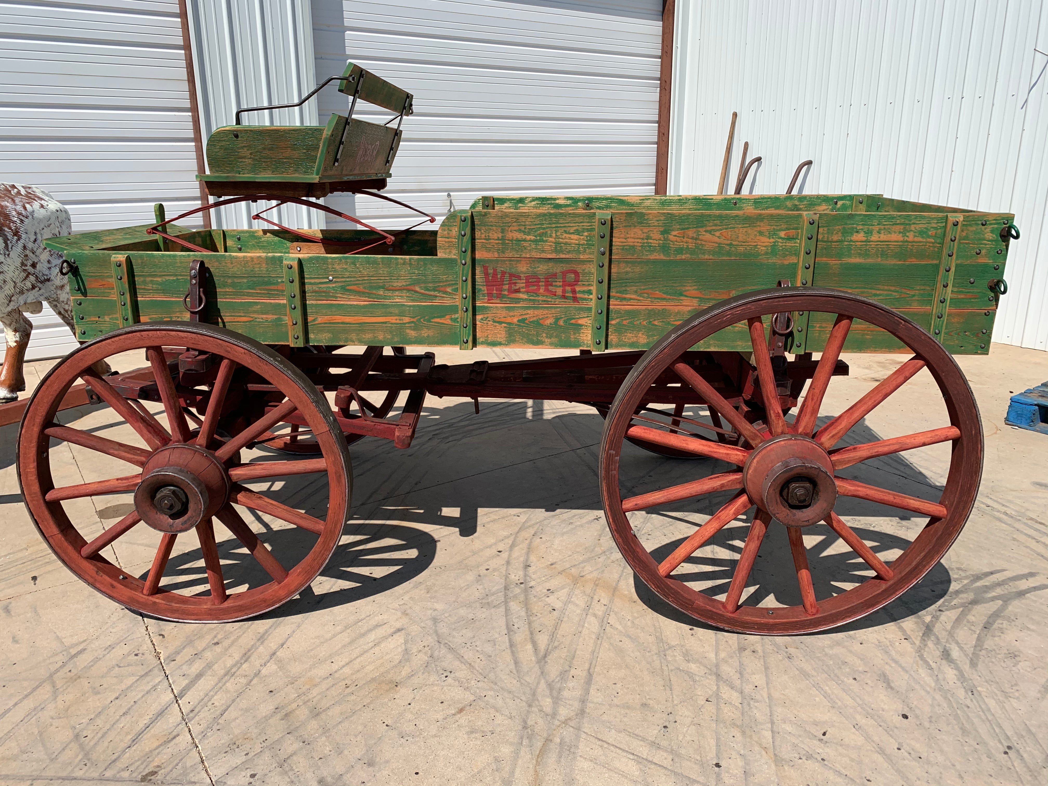 SOLD-#305 Weber Harvest/Market Display Wagon