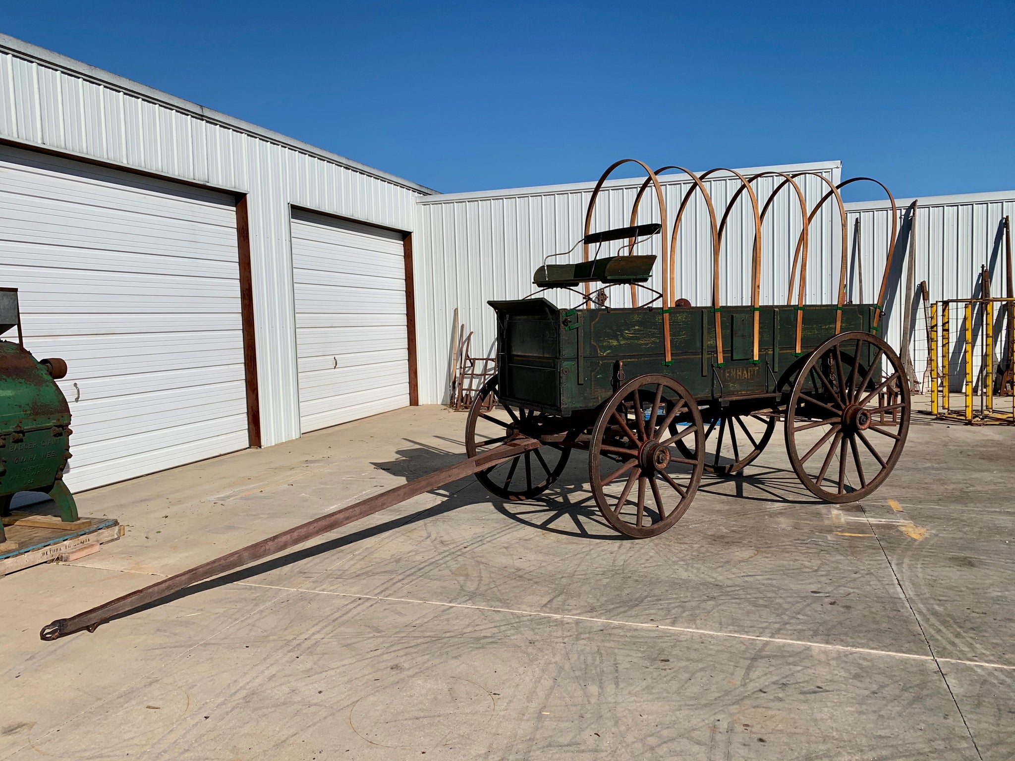 SOLD-Antique Lenhart/Studebaker Horse Drawn Wagon – Doyle's Wagons