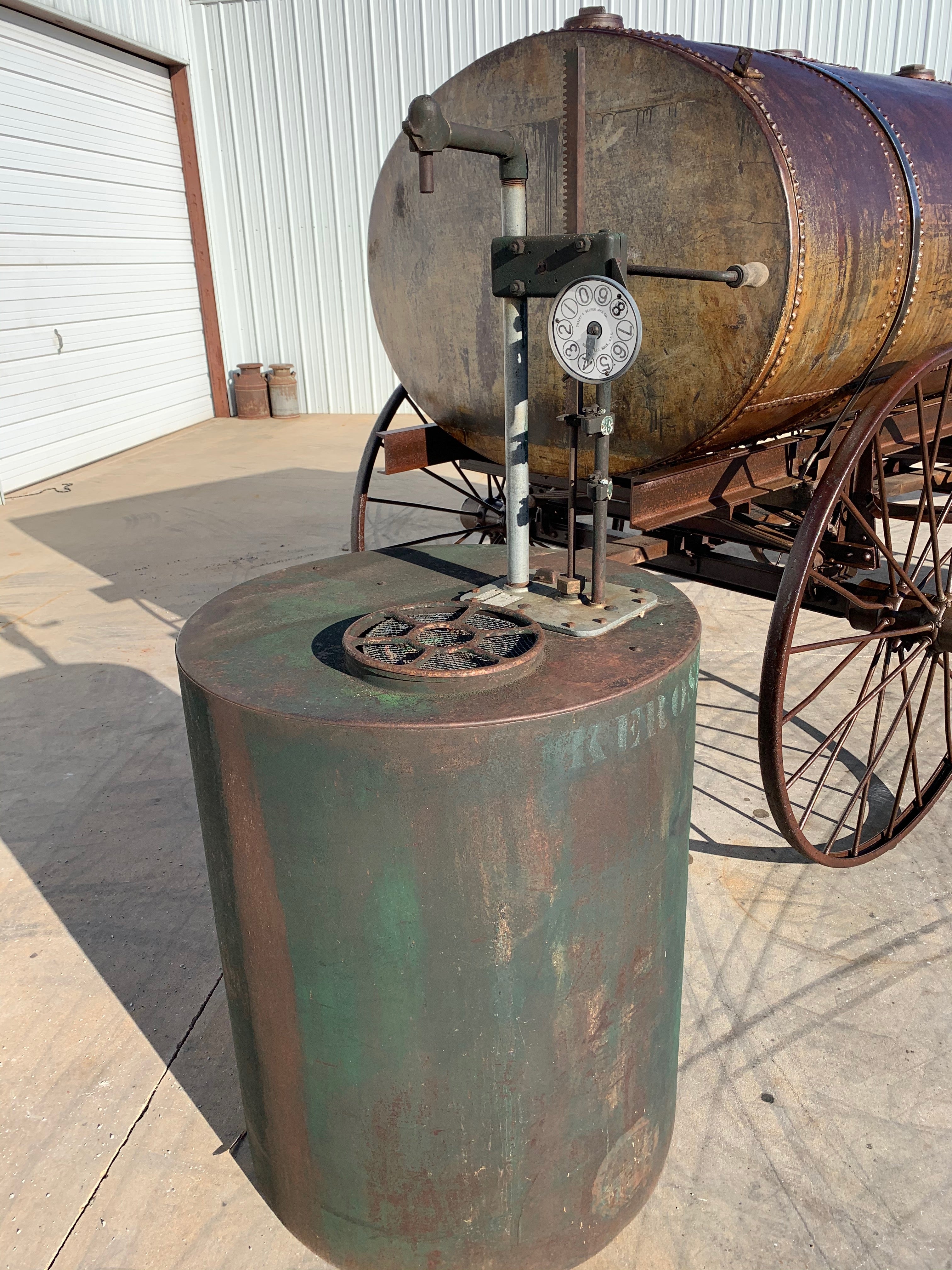 SOLD-Late 1800's Kerosene Wagon