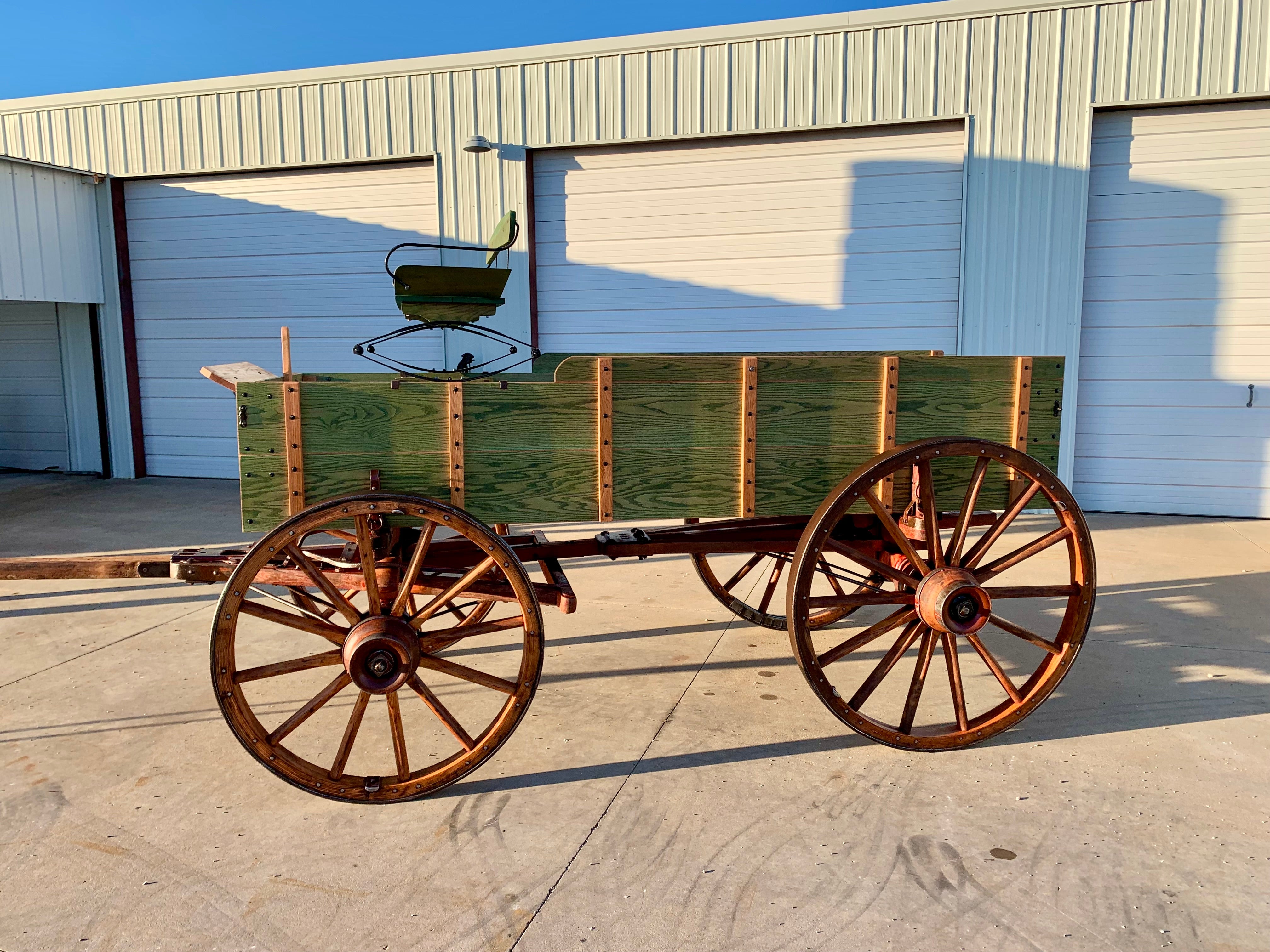 SOLD-#352 John Deere Harvest Display Wagon