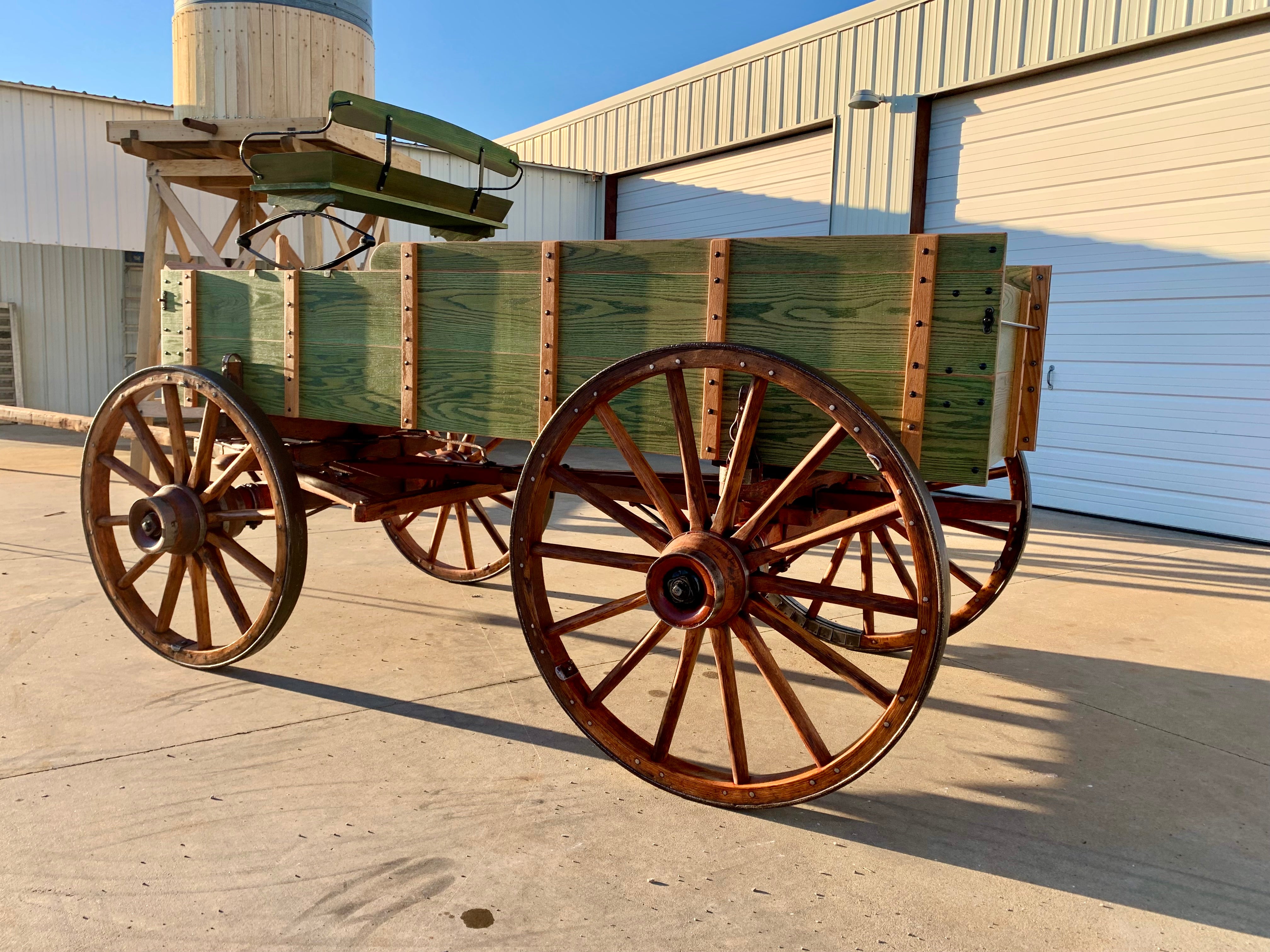 SOLD-#352 John Deere Harvest Display Wagon