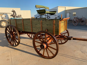 SOLD- John Deere Harvest Display Wagon