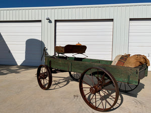 SOLD-#354 John Deere Harvest Display Wagon