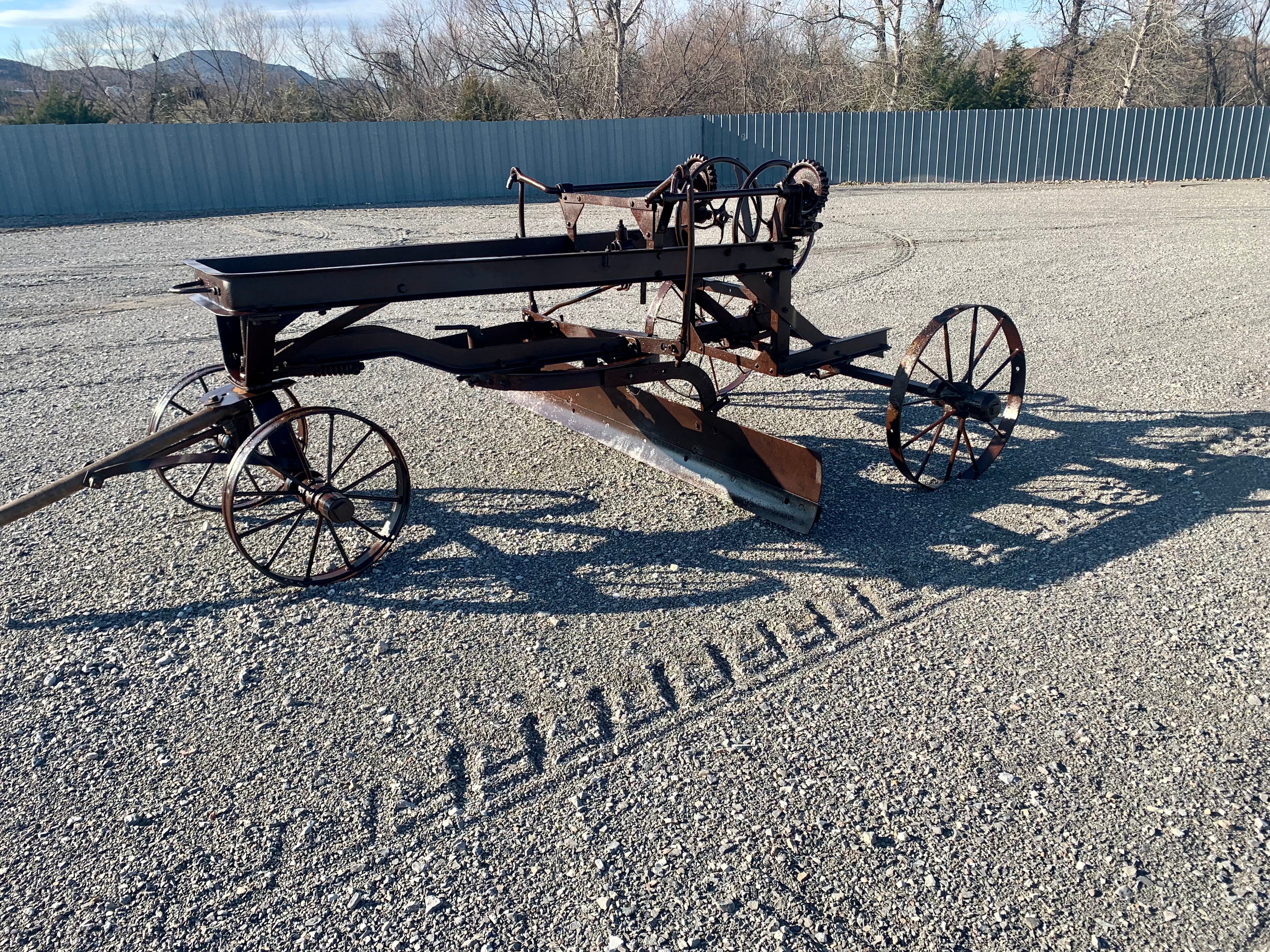 Sold-Horse Drawn Russell Road Grader