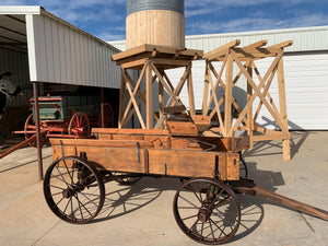 SOLD #356 John Deere Harvest Display Wagon