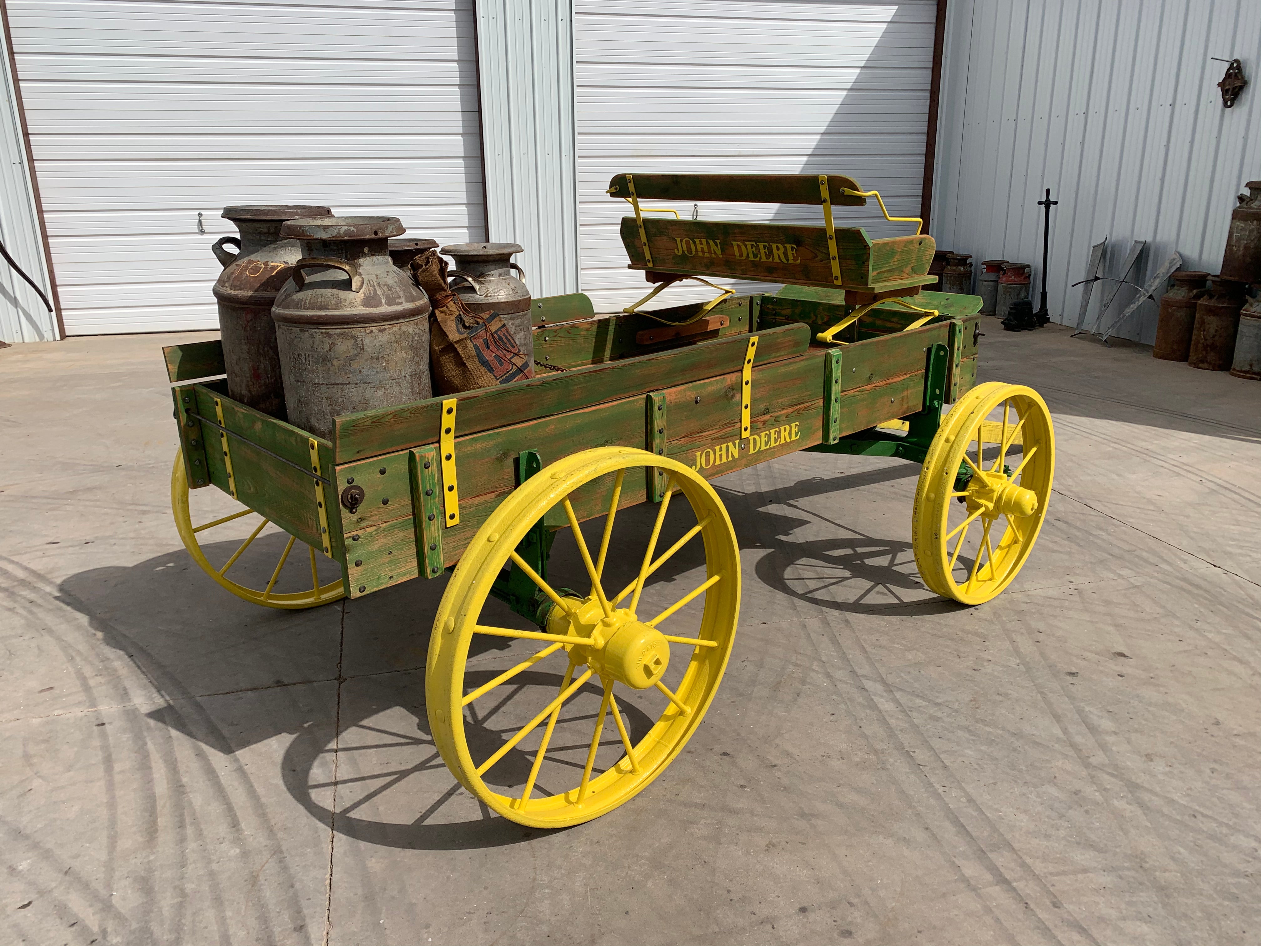 SOLD-John Deere Display Wagon