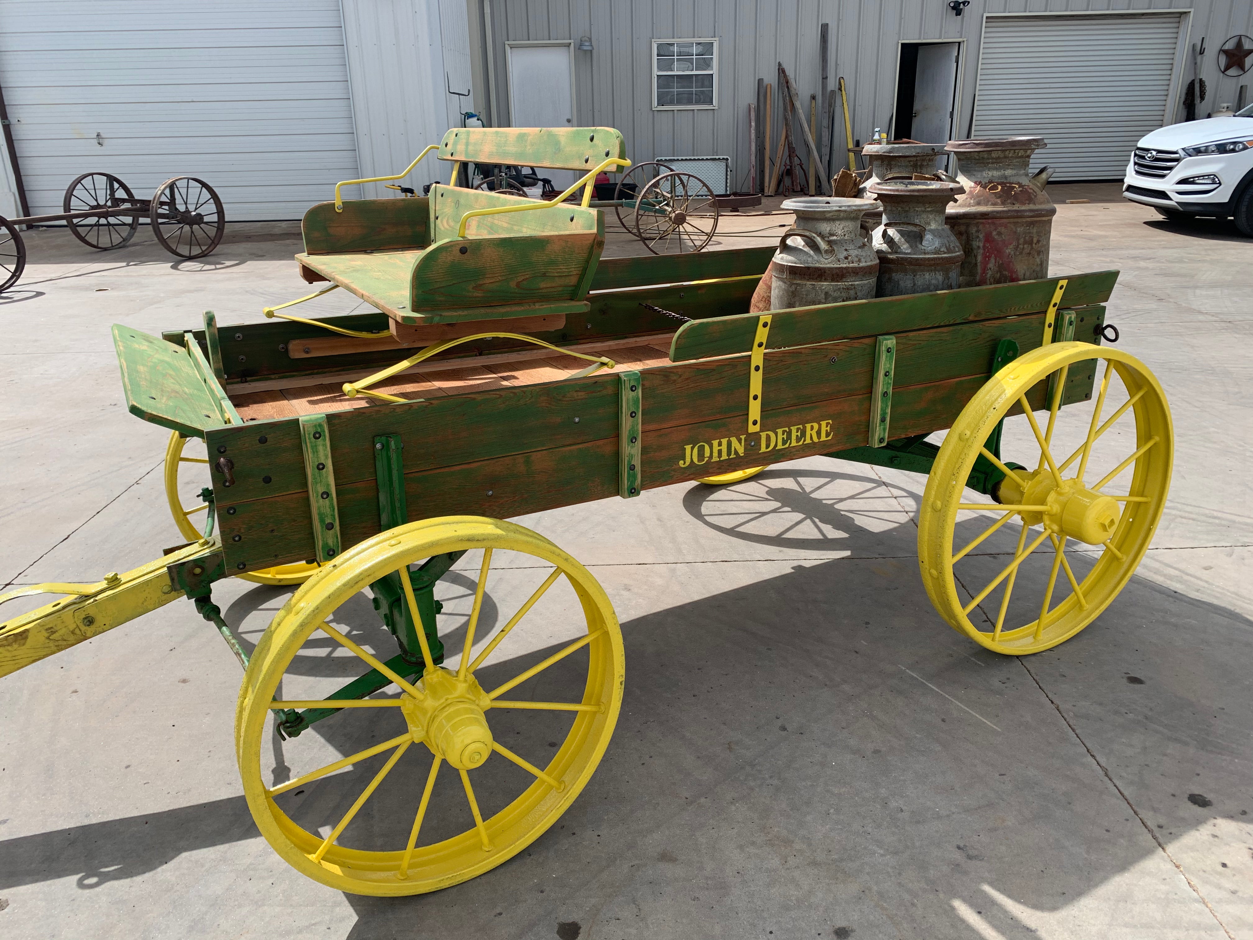 SOLD-John Deere Display Wagon