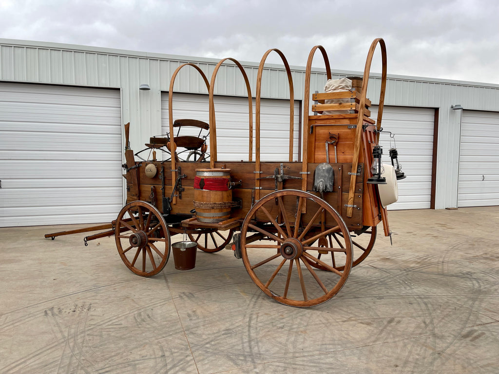 SOLD-Moline Chuck Wagon High Wheel – Doyle's Wagons