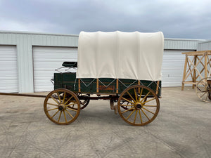 Sold-Antique Carver Covered Wagon