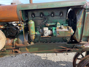 Antique Oliver Hart Par Tractor w/ Oliver Grain Drill