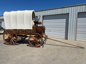 SOLD-Antique Charter Oak Covered Wagon