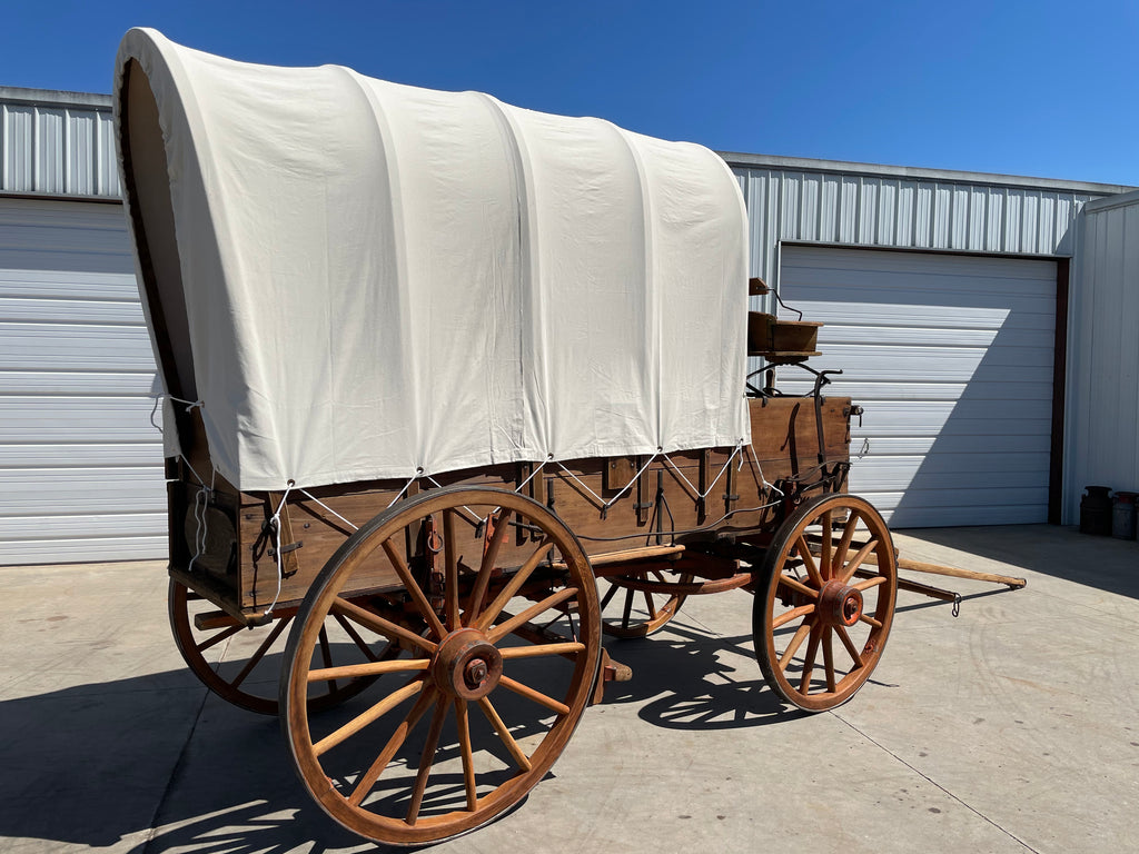 SOLD-Antique Charter Oak Covered Wagon – Doyle's Wagons