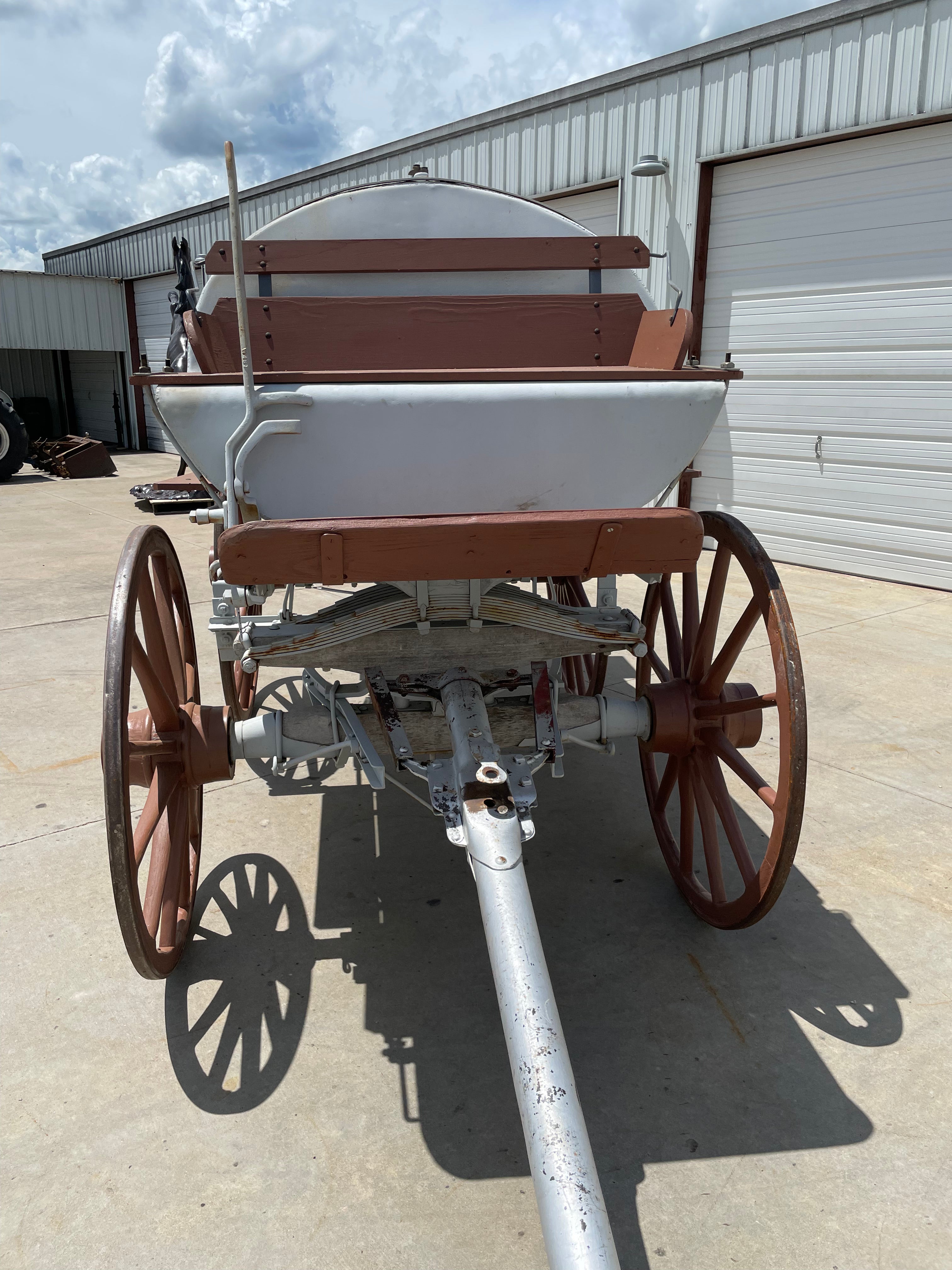 SOLD-Horse Drawn Standard Oil Fuel Delivery Wagon