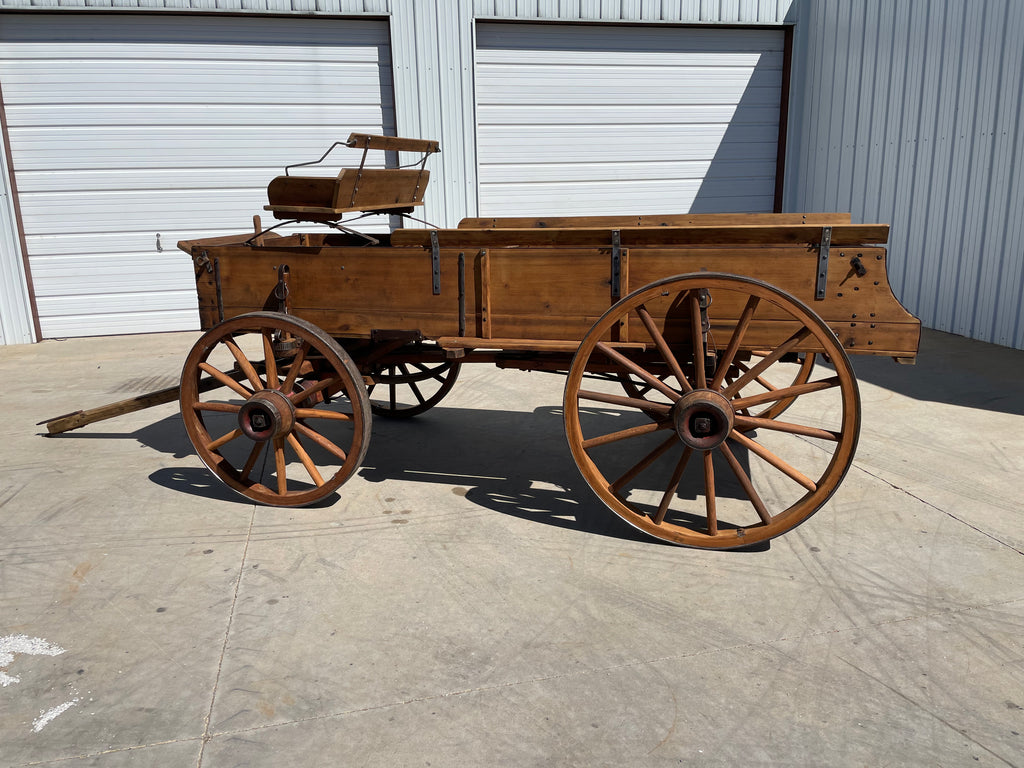 SOLD Wooden Wheel Harvest Wagon