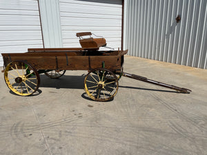 SOLD#327 John Deere Flare Side Harvest Wagon