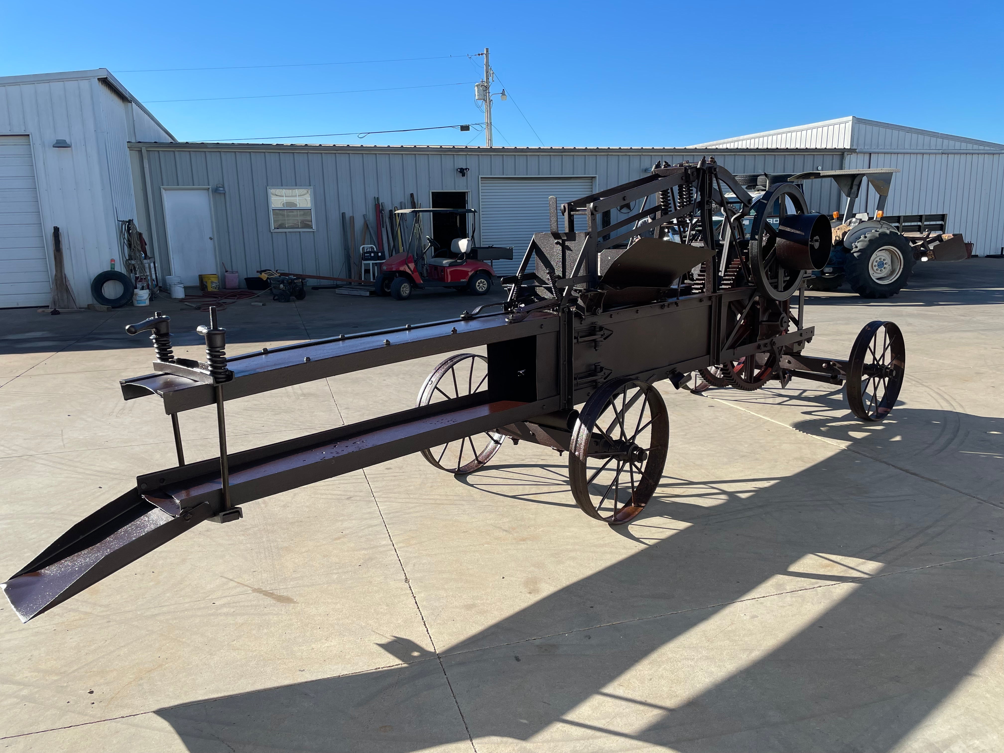 SOLD-Antique Stationary Hay Baler