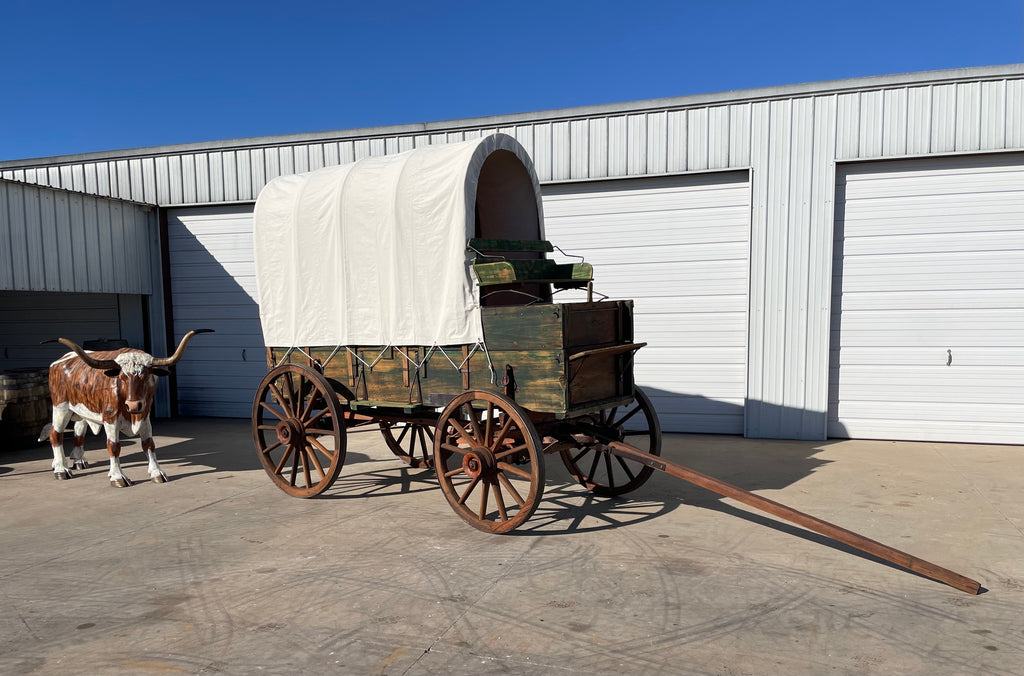 SOLD- Peter Schuttler Covered Display Wagon