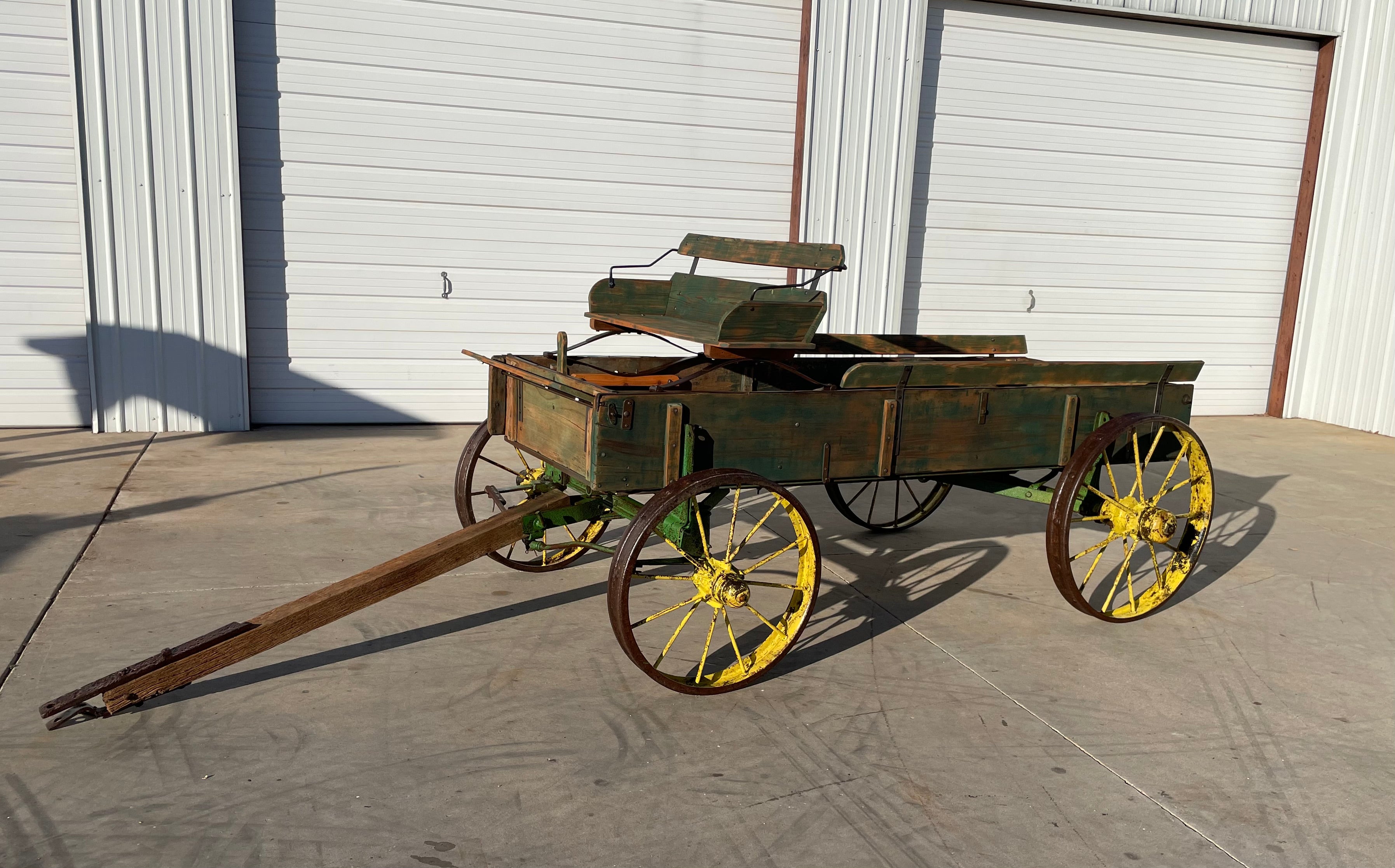 SOLD- Flare sided John Deere Display Wagon