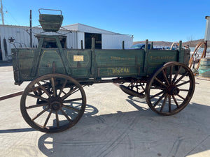 SOLD-Antique "WINONA" Stake Bed Wagon